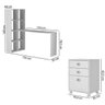 Conjunto para Escritório BRO-43 Mesa com Estante Acoplada e - 4