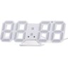 Relógio De Mesa Led Branco Digital Despertador Com Cabo USB - 5