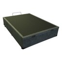 Ver imagem 1 de Base Box Baú Casal 138 X 188 Suede com Pistão Gás So1clique Cor Cinza