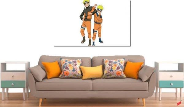 Quadro decorativo para quarto e sala do naruto 1 peça - 2
