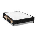 Ver imagem 1 de Cama Box Base c/Gavetas Queen Poli Tecido Black (158x23-c/4 Gavs) - Castor