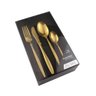 Faqueiro Glam Dourado com 16 Peças - A/CASA - 1