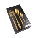 Ver imagem 1 de Faqueiro Glam Dourado com 16 Peças - A/CASA