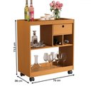 Ver imagem 3 de Aparador 1 Gaveta Jb 4000 Nature - Jb Bechara