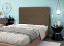 Ver imagem 3 de Cabeceira Sky Plus Solteiro 900mm Suede Marrom Taupe - Simbal