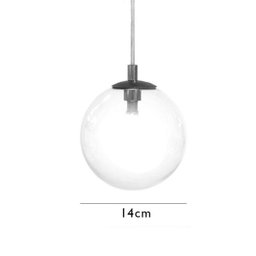 Luminária Pendente Hera 14cm com Vidro Ambar para 1 Lâmpada G9 - HERA-14 - 3