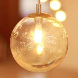 Luminária Pendente Hera 14cm com Vidro Ambar para 1 Lâmpada G9 - HERA-14 - 2