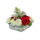 Ver imagem 1 de Vaso Quadrado de Flores em Acrílico 3mm Elegância Moderna Centro Mesa 16 X 16 X 6