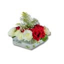 Ver imagem 4 de Vaso Quadrado de Flores em Acrílico 3mm Elegância Moderna Centro Mesa 16 X 16 X 6