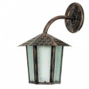 Ver imagem 1 de Arandela Colonial Sextavada Vidro Pontilhado Blumenau