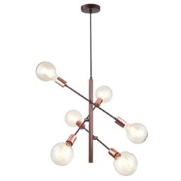 Lustre Pendente Quality PD1310 Arrow Marrom E27 Bivolt - 1