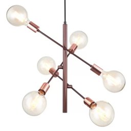 Lustre Pendente Quality PD1310 Arrow Marrom E27 Bivolt - 2