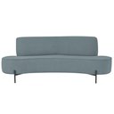 Ver imagem 6 de Sofá Orgânico 2 Lugares 150cm Argos Pés Preto Bouclé Azul Claro - Nexta Casa