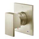 Ver imagem 2 de Acabamento Monocomando para Chuveiro e Ducha Higiênica 1/2" New Edge/minima Níquel Escovado - 009260
