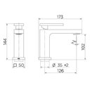 Ver imagem 4 de Torneira para banheiro New Edge grafite escovado - 00925070