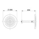 Ver imagem 3 de Chuveiro de teto Docol Eden R200 - 00909306