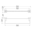 Ver imagem 3 de Prateleira acrílica Square cobre escovado - Docol 00388269