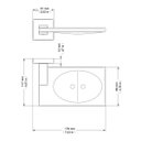 Ver imagem 3 de Saboneteira Docol Square 387969 Cobre Escovado