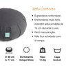 Almofada Zafu Conforto com Fibra Resiliente (40cm) Relaxar e Meditar - 6