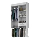 Ver imagem 2 de Armário Closet Compact Londres com Chave Cor Branco
