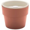 Vaso G Auto Irrigável Planta Plantar Flor Tempero Jardim Casa Terracota - 1