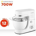 Ver imagem 3 de Batedeira Planetária Mondial BP-03W-2B com 12 Velocidades 700W Branca 220V