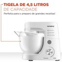 Ver imagem 2 de Batedeira Planetária Mondial BP-03W-2B com 12 Velocidades 700W Branca 220V