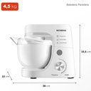Ver imagem 7 de Batedeira Planetária Mondial BP-03W-2B com 12 Velocidades 700W Branca 220V