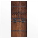 Ver imagem 2 de Adesivo de Porta Medieval 3 Arte Destaque P - 0,73 X 2.13 Metros