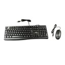 Ver imagem 1 de Kit Teclado + Mouse com Fio Usb Abnt2 (ç) Km170 – Plug & Play – Mouse até 2000 Dpi – Preto