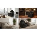 Ver imagem 4 de Poltrona para Estética Reclinável Top Sofas em Corino Preto