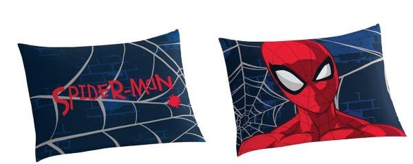 Manta Fleece Solteiro Homem Aranha+Fronha Dupla Face - 2