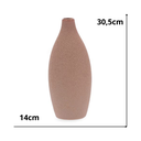 Ver imagem 3 de Vaso Ceramica Terroso 30,5x14cm 19576 Mart