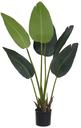 Ver imagem 1 de Planta Artificial Bananeira de Jardim Pu C/pote X6 Verde 90cm