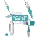 Ver imagem 4 de Kit Mop Spray Fit Flashlimp Cabo 129cm + 2 Refis Microfibra