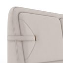 Ver imagem 7 de Cabeceira Cama King 195cm Nalu Veludo Bege Z37 - Mpozenato