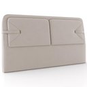 Ver imagem 1 de Cabeceira Cama King 195cm Nalu Veludo Bege Z37 - Mpozenato