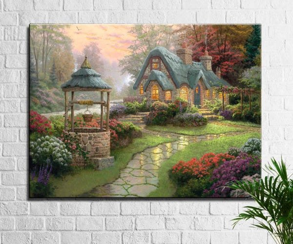 Quadro Decorativo Paisagem lago em tela - TMK:10 - 1