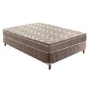 Ver imagem 1 de Cama Box Casal: Colchão Anatômico Paropas D33/EP Confort Ultra Firme + Base CRC Rústico Brown(