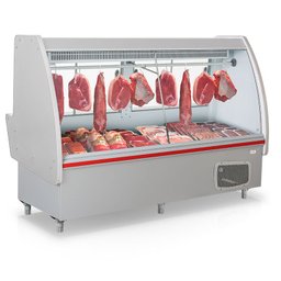 Balcão Frigorífico Açougue POP GAPS-210 Cinza Gelopar 2.10m Iluminação em LED 220v - 1