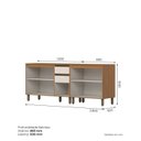 Ver imagem 4 de Cozinha Modulada Compacta 2 Peças com Balcão Pia com Tampo Venaly