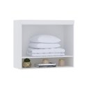 Ver imagem 4 de Guarda Roupa Maleiro Aéreo Solteiro Ponte - Módulo Dormitório Alpes - Guarda Roupas Modulado Luciane