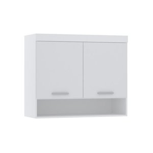 Guarda Roupa Maleiro Aéreo Solteiro Ponte - Módulo Dormitório Alpes - Guarda Roupas Modulado Luciane