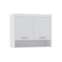 Ver imagem 1 de Guarda Roupa Maleiro Aéreo Solteiro Ponte - Módulo Dormitório Alpes - Guarda Roupas Modulado Luciane