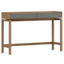 Ver imagem 2 de Aparador Sala de Estar 120cm Pé Madeira Soleil Oak/cinza F07 - Mpozenato