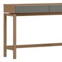 Ver imagem 5 de Aparador Sala de Estar 120cm Pé Madeira Soleil Oak/cinza F07 - Mpozenato
