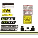 Ver imagem 1 de KIT 08 - Adesivos Esteira Movement Gt 1.8i Mod 02 - Original Casa Harmonia