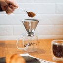 Ver imagem 7 de Coador de Café Tramontina em Aço Inox Reutilizável Filtro Alça 11x8cm Passador