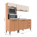 Ver imagem 4 de Cozinha Bia 3 Pecas (Torre Quente) Freijo/Off White