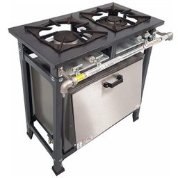 Fogão Industrial 2 Bocas 30x30 Estampado 1Qs e 1Qd com Forno de 56 Litros Itajobi Fogões - 1 Fogão Industrial 2 Bocas 30x30 Estampado 1Qs e 1Qd com Forno de 56 Litros Itajobi Fogões - 1